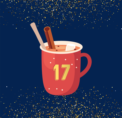 Gezeigt wird eine Innen- oder Zusatzansicht von „24 Tassen Kaffee sind auch ein Adventskalender“.