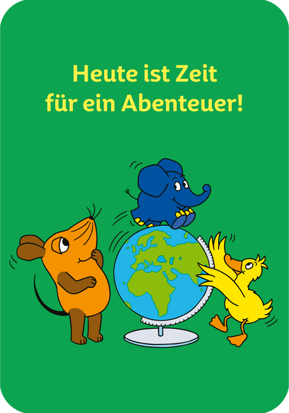 Gezeigt wird eine Innen- oder Zusatzansicht von „Die Maus – Mutmachkarten“.