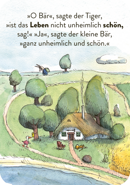 Gezeigt wird eine Innen- oder Zusatzansicht von „Janosch – Mutmachkarten“.