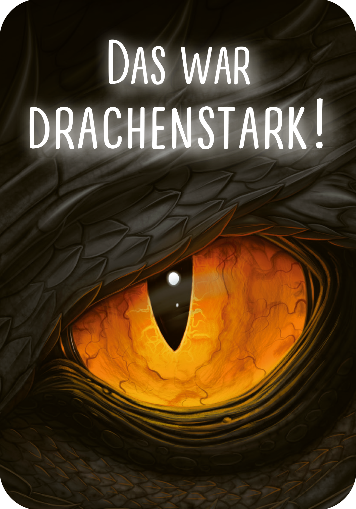 Gezeigt wird eine Innen- oder Zusatzansicht von „Mutmachkarten für die Schule – Drachen“. Die Karte zeigt einen majestätischen blauen Drachen vor einem mondbeschienenen Hintergrund mit felsigen Bergen. Der Drache ist detailliert und freundlich dargestellt. In großen, klaren Buchstaben steht der motivierende Text „Du bist genau richtig, so, wie du bist.“ in einer dunklen, gut lesbaren Schrift, die einen positiven und aufmunternden Eindruck vermittelt.