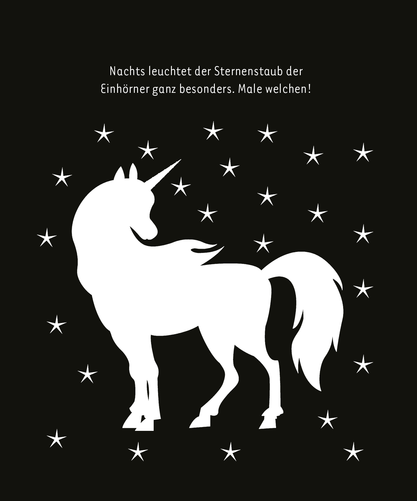 Gezeigt wird eine Innen- oder Zusatzansicht von „Kritzkratz-Spaß Einhörner“.