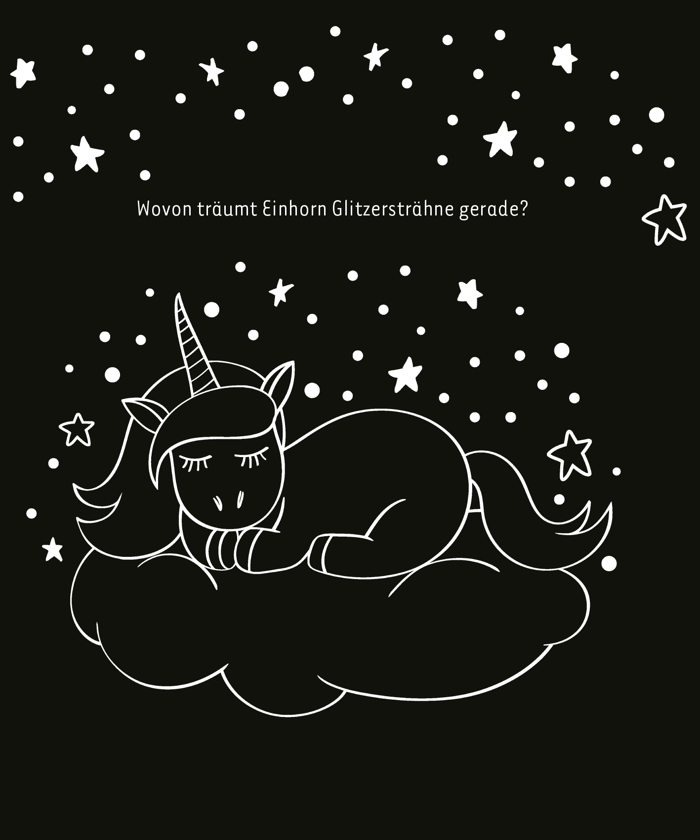 Gezeigt wird eine Innen- oder Zusatzansicht von „Kritzkratz-Spaß Einhörner“.