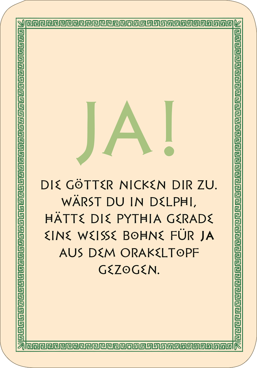 Gezeigt wird eine Innen- oder Zusatzansicht von „Frag die Götter“. Auf einem blauen Hintergrund heben sich mehrere stilisierte Hände in hellblau ab, die mit gelben Akzenten verziert sind. Der Titel „Frag die Götter“ ist zentral in einer markanten, modernisierten Schriftart platziert, wobei die Buchstaben teilweise geometrische Elemente enthalten. Ein Netz aus gelben Linien verbindet die Hände und erzeugt einen dynamischen Gesamteindruck.