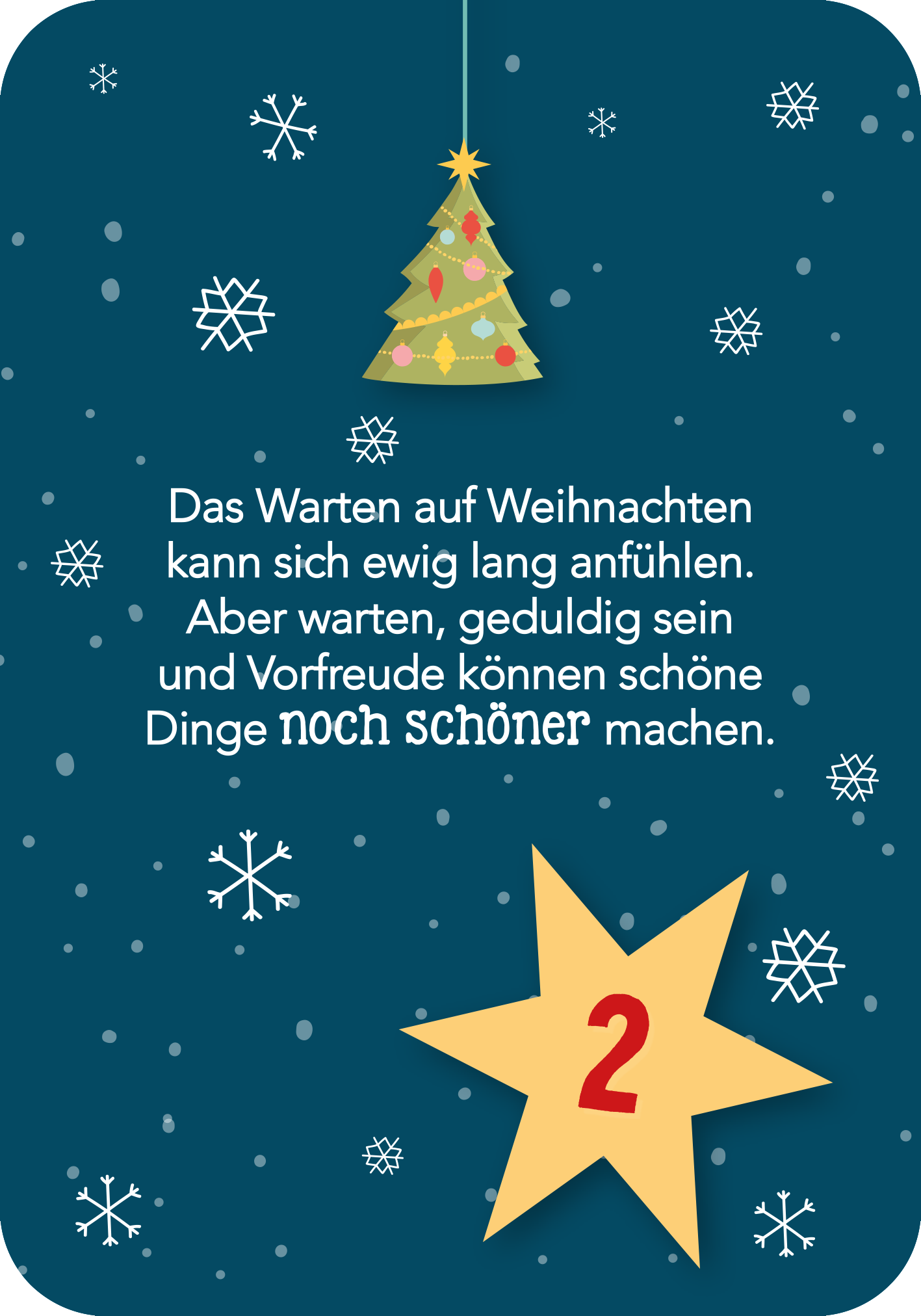 Gezeigt wird eine Innen- oder Zusatzansicht von „Affirmationskarten Adventskalender“.