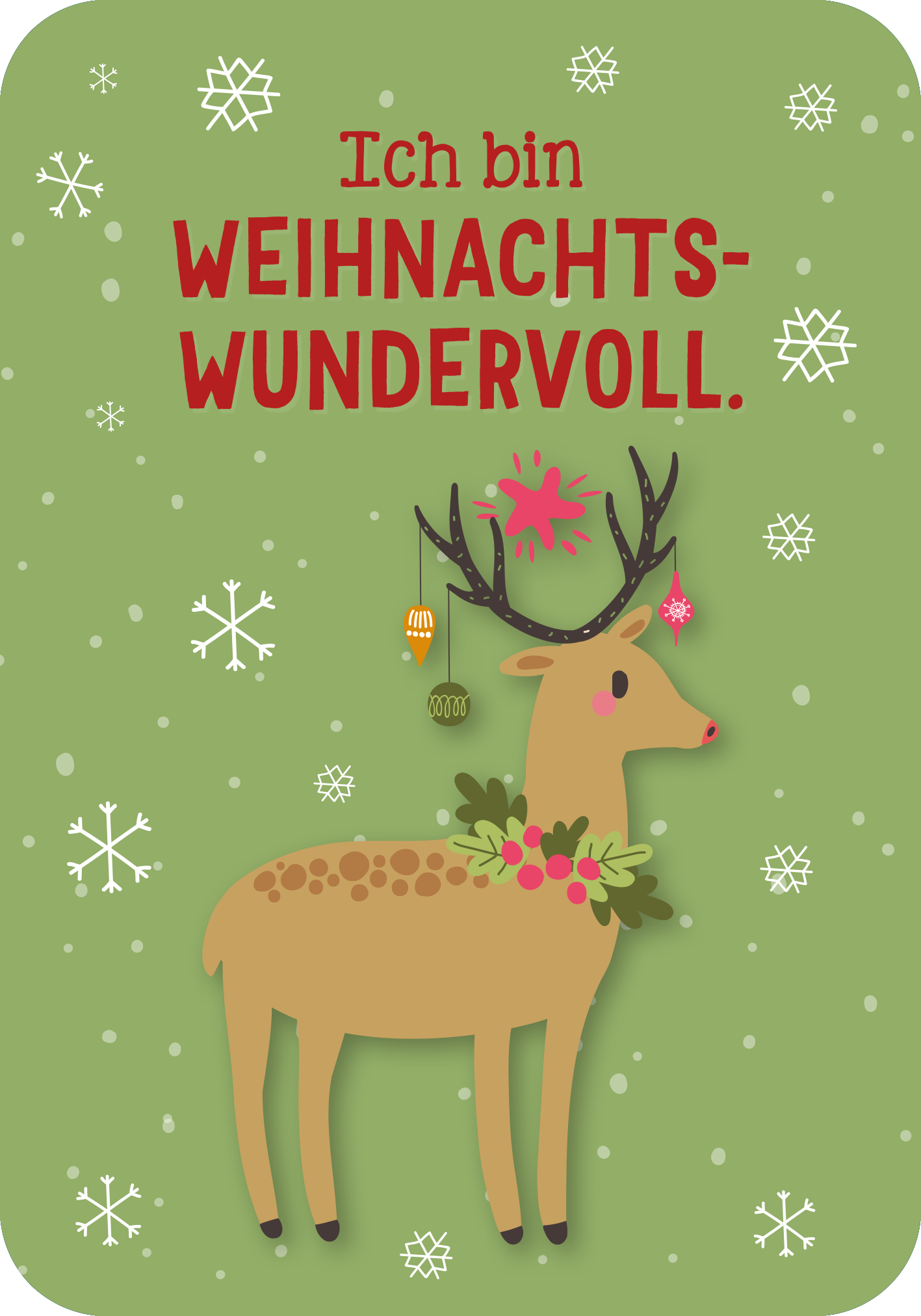 Gezeigt wird eine Innen- oder Zusatzansicht von „Affirmationskarten Adventskalender“.
