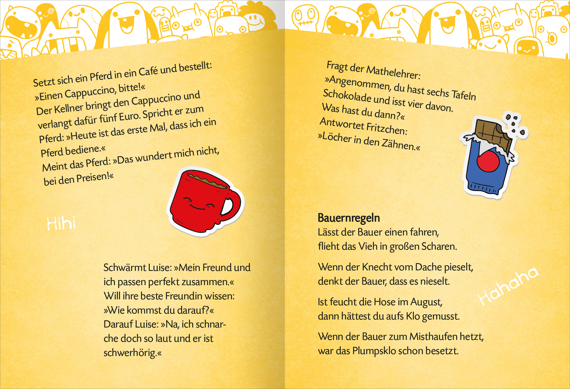 Gezeigt wird eine Innen- oder Zusatzansicht von „Die lustigsten Pupswitze“.