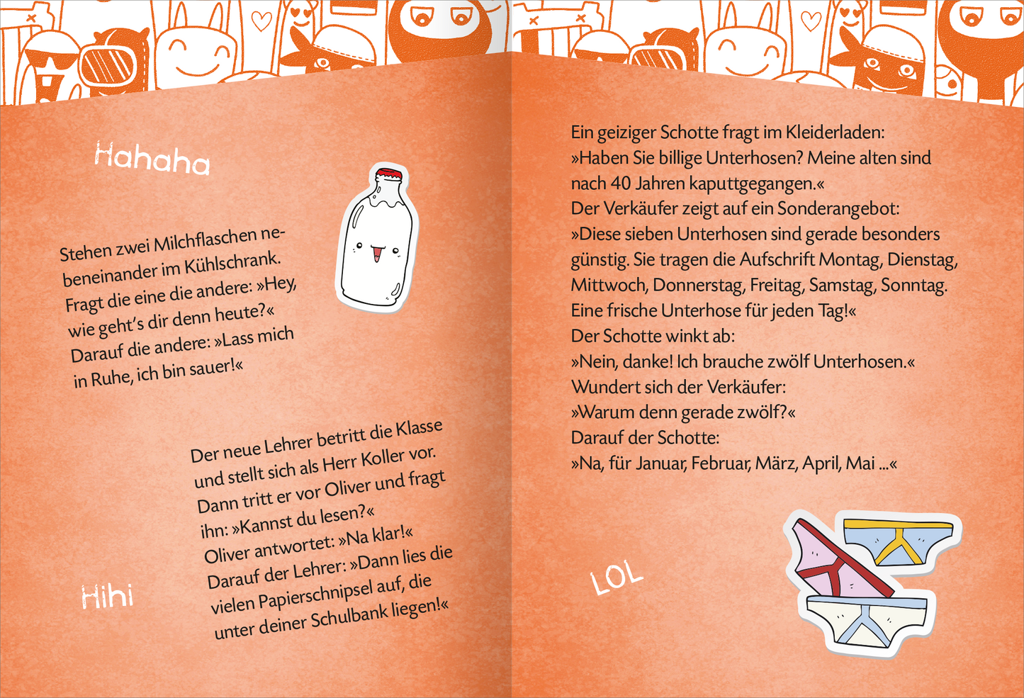 Gezeigt wird eine Innen- oder Zusatzansicht von „Die lustigsten Pupswitze“.