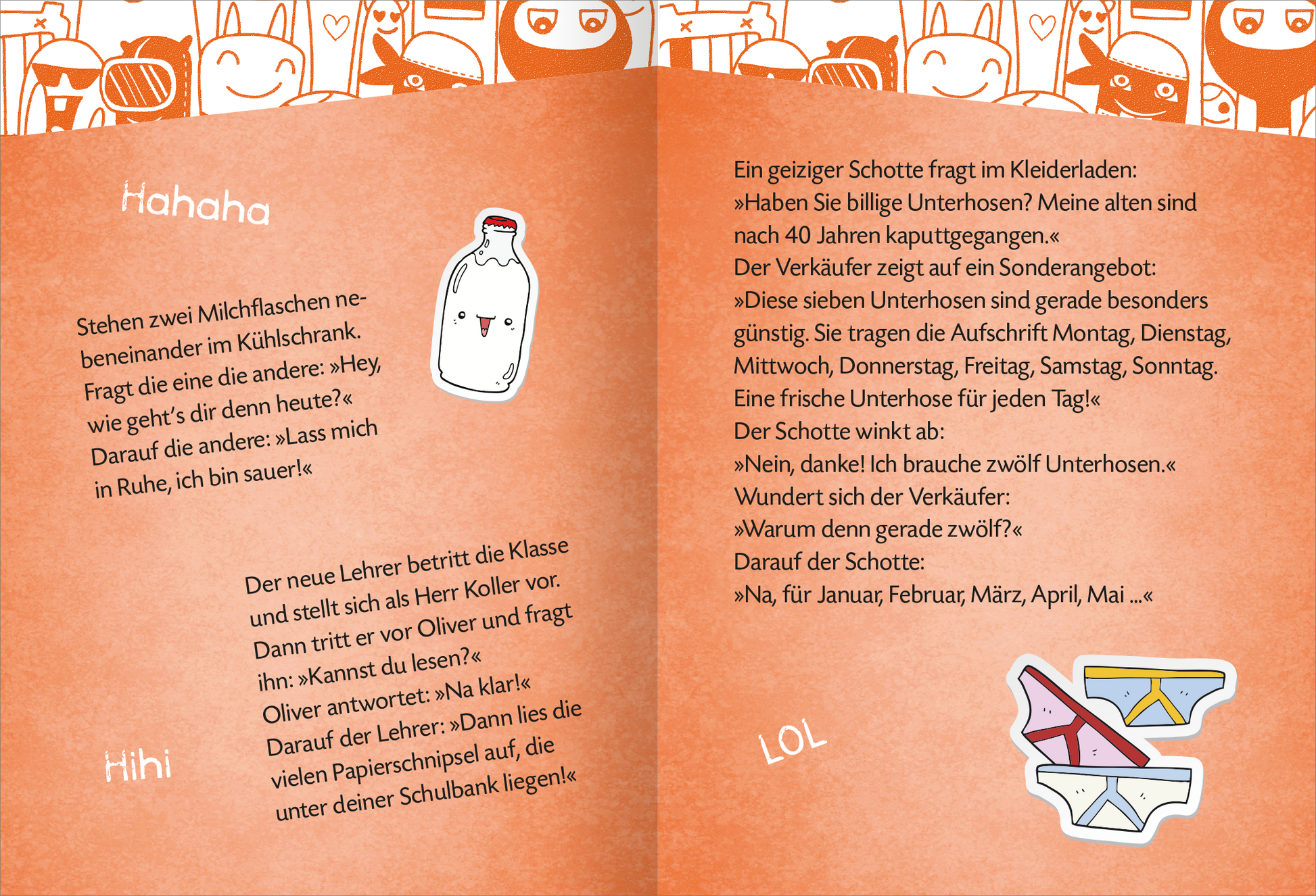 Gezeigt wird eine Innen- oder Zusatzansicht von „Die lustigsten Pupswitze“.