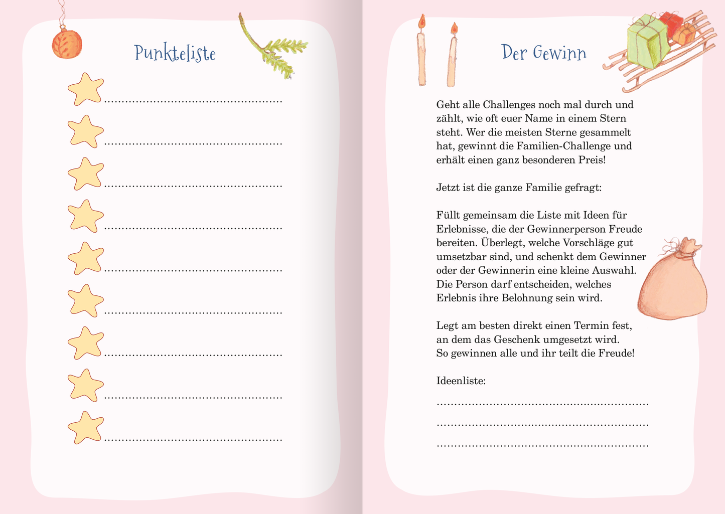 Gezeigt wird eine Innen- oder Zusatzansicht von „24 Advents-Challenges“.