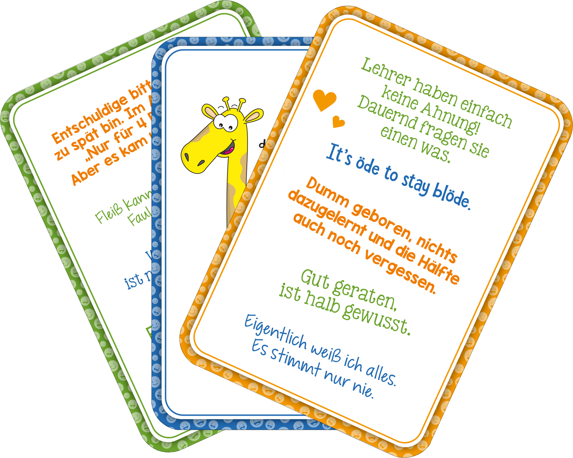 Gezeigt wird eine Innen- oder Zusatzansicht von „Witzige Sprüche“.