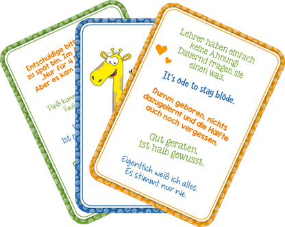 Gezeigt wird eine Innen- oder Zusatzansicht von „Witzige Sprüche“.