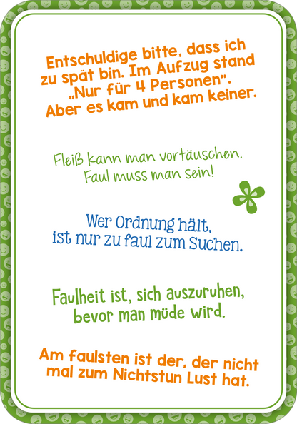 Gezeigt wird eine Innen- oder Zusatzansicht von „Witzige Sprüche“.