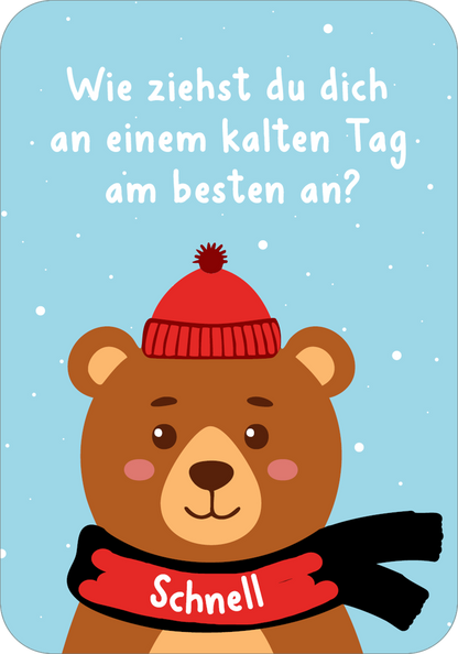 Gezeigt wird eine Innen- oder Zusatzansicht von „Adventskalender – Witze zum Freikratzen“.