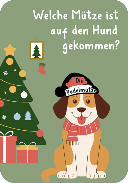 Gezeigt wird eine Innen- oder Zusatzansicht von „Adventskalender – Witze zum Freikratzen“.