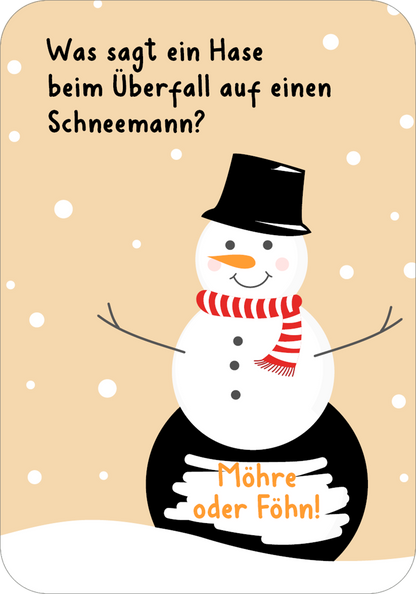 Gezeigt wird eine Innen- oder Zusatzansicht von „Adventskalender – Witze zum Freikratzen“.