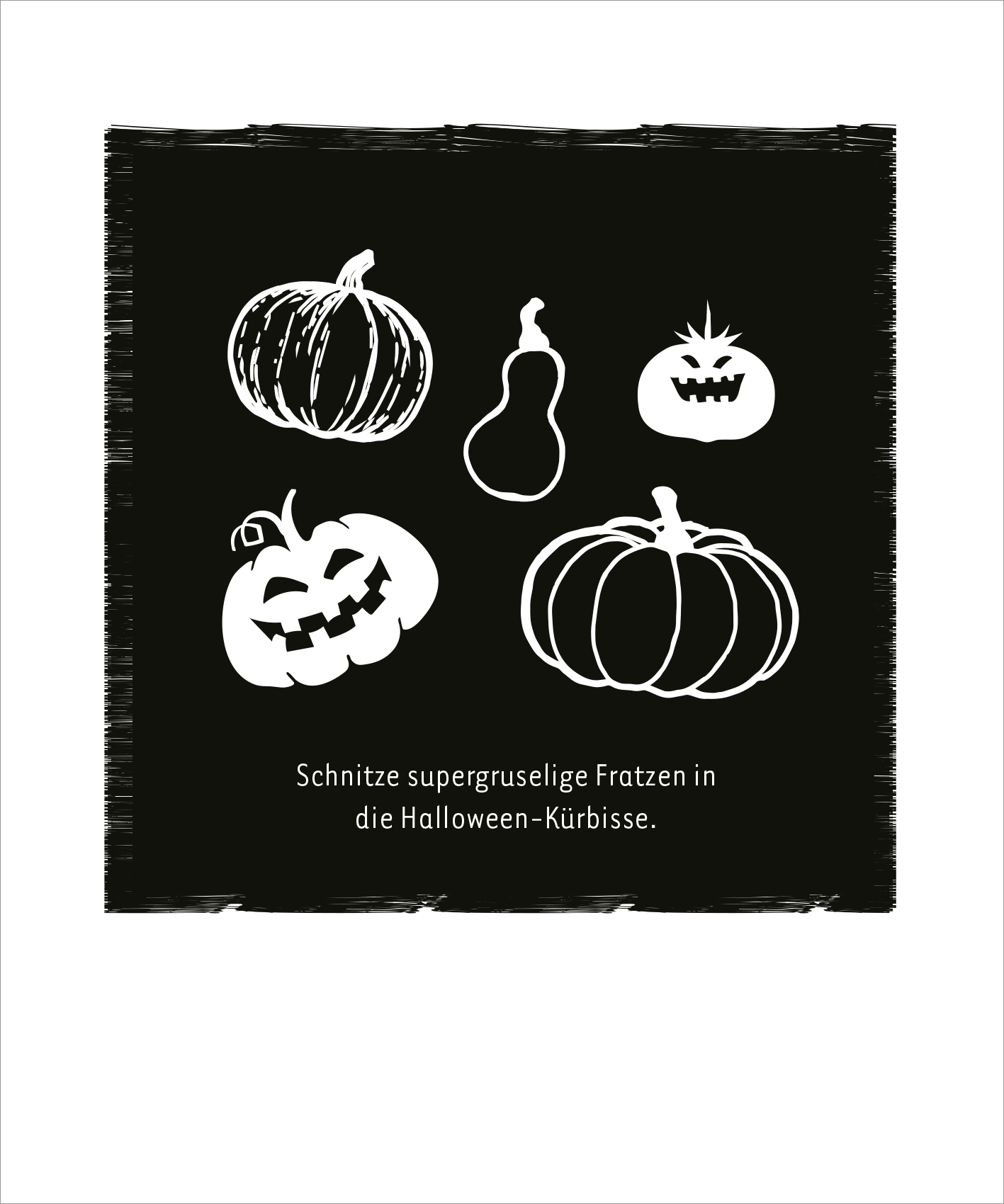 Gezeigt wird eine Innen- oder Zusatzansicht von „Mein leuchtendes Grusel-Kritzkratz-Buch“.