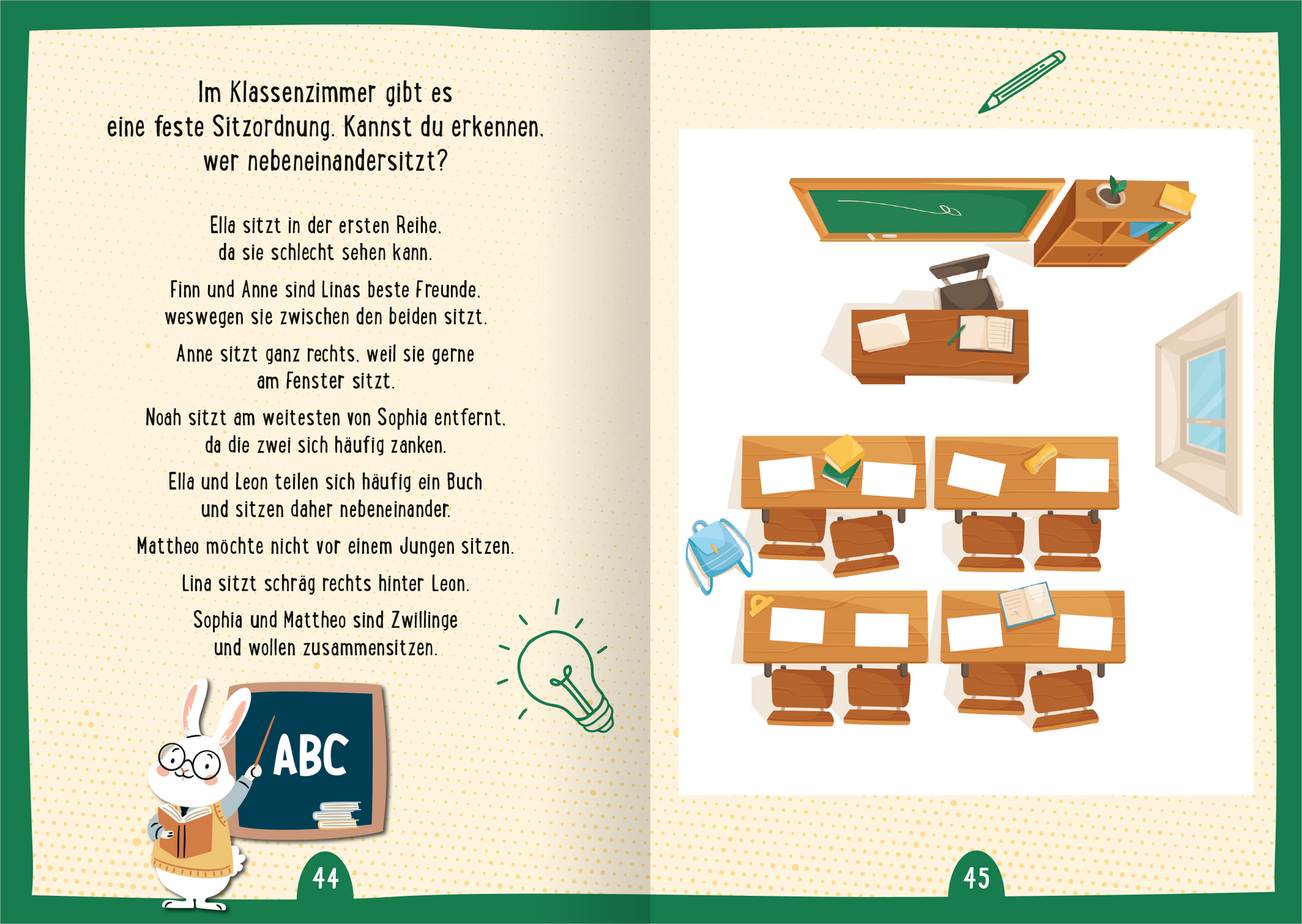 Gezeigt wird eine Innen- oder Zusatzansicht von „Mein supercooles Rätselbuch“.