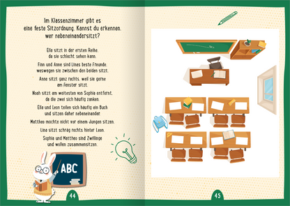 Gezeigt wird eine Innen- oder Zusatzansicht von „Mein supercooles Rätselbuch“.