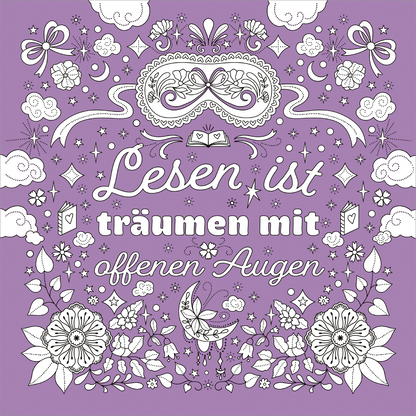 Gezeigt wird eine Innen- oder Zusatzansicht von „I Love Books – Ausmalbuch“.
