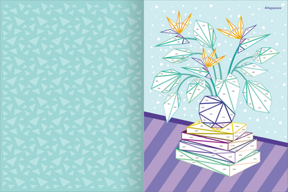 Gezeigt wird eine Innen- oder Zusatzansicht von „I Love Books – Mosaik-Stickerheft“.
