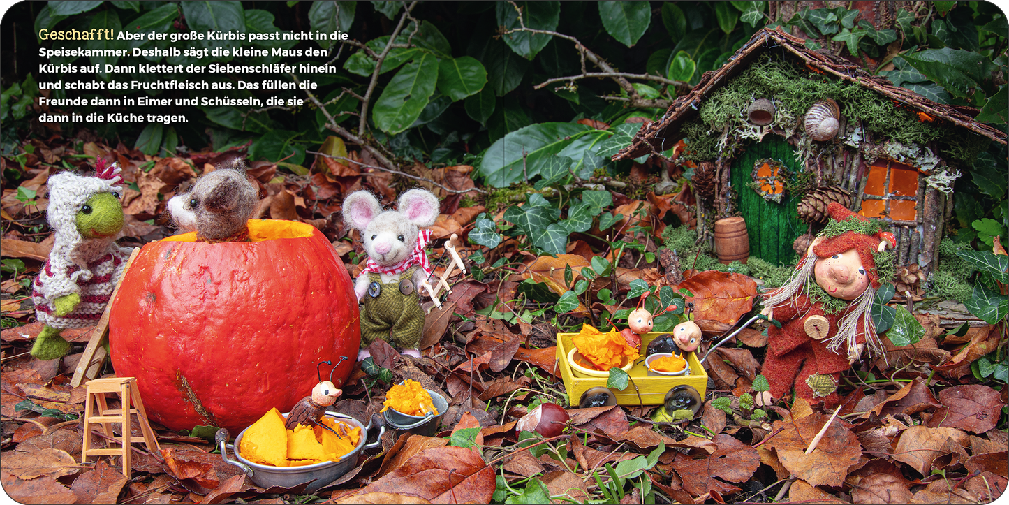 Gezeigt wird eine Innen- oder Zusatzansicht von „Die kleine Maus im Herbst“.