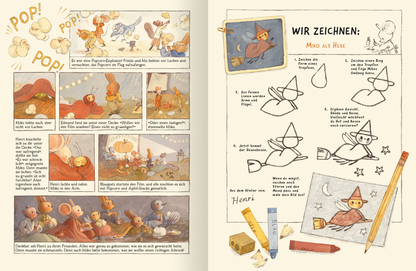 Gezeigt wird eine Innen- oder Zusatzansicht von „Henri &amp; Miko – Im Herbst“.