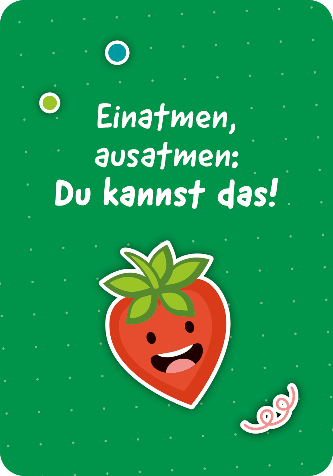 Gezeigt wird eine Innen- oder Zusatzansicht von „Mutmachkarten | 50 Brotboxnachrichten“.