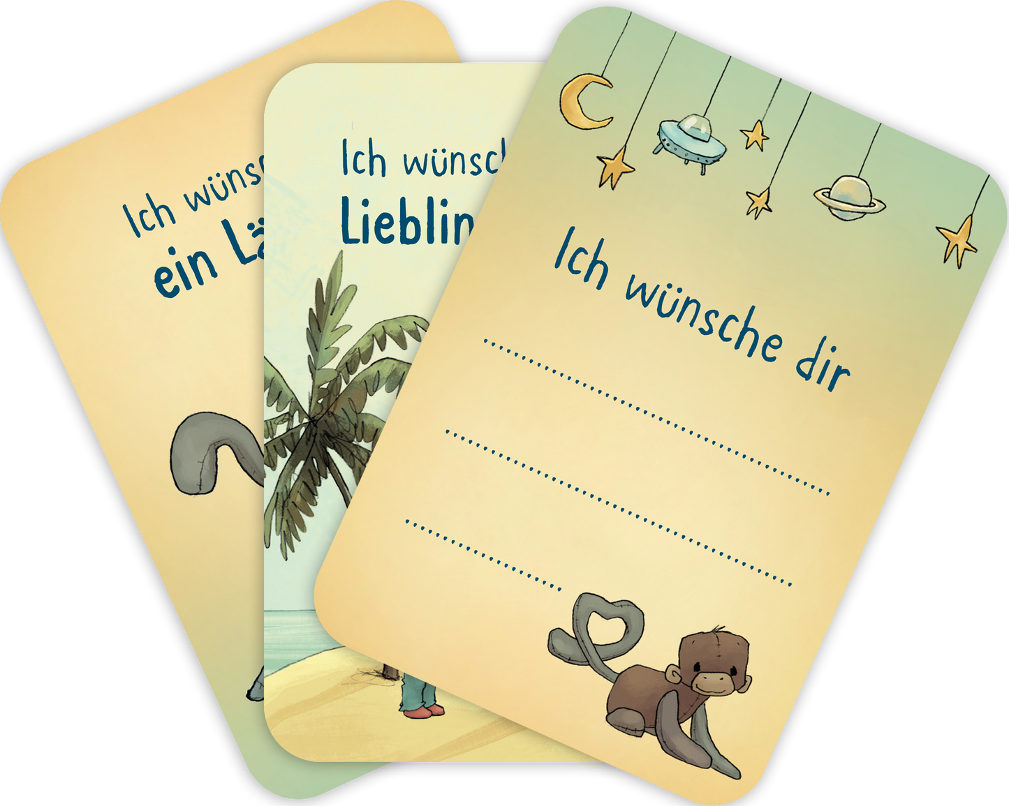 Gezeigt wird eine Innen- oder Zusatzansicht von „Anouk – Wünsche für dich | 50 Karten“.