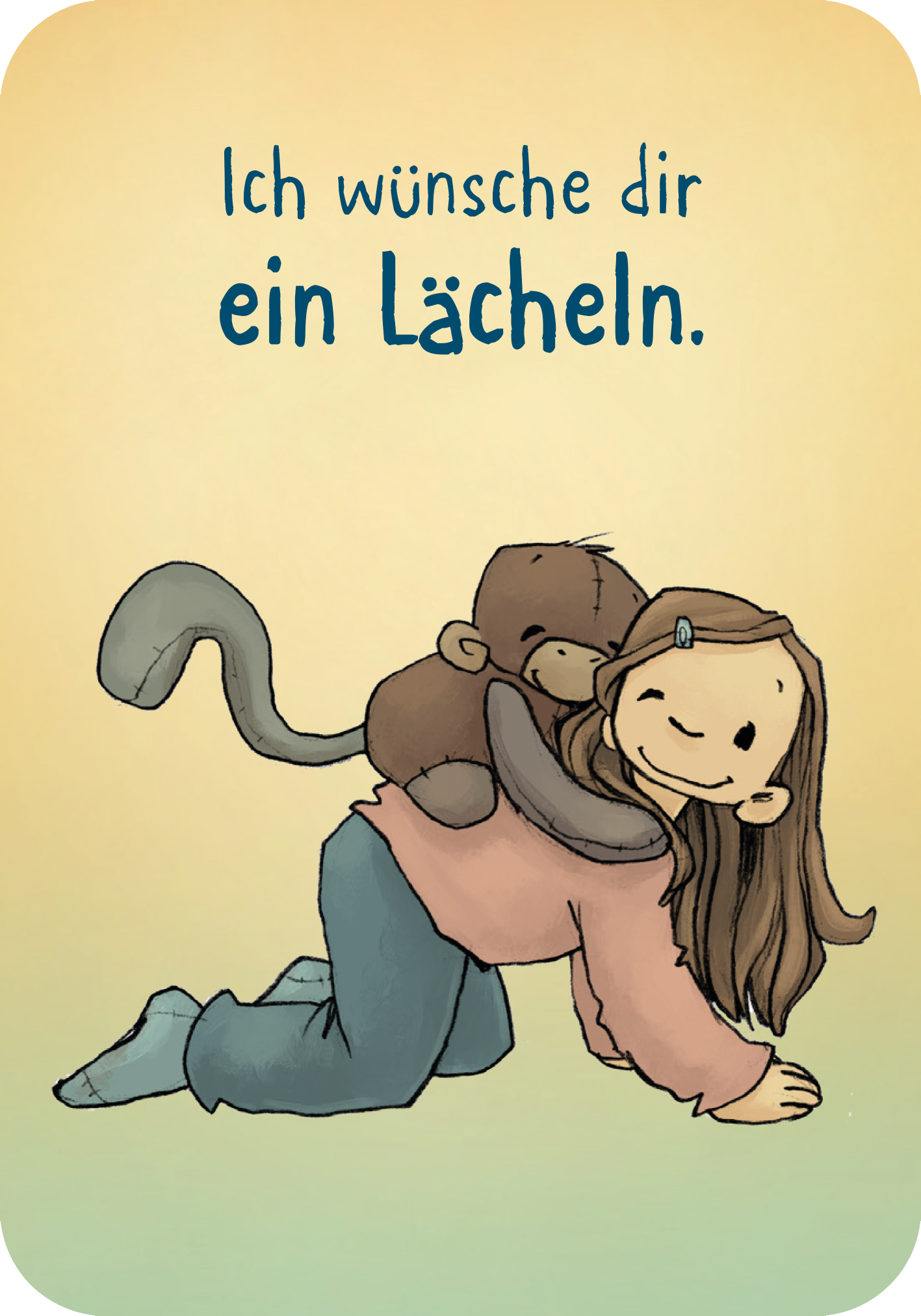 Gezeigt wird eine Innen- oder Zusatzansicht von „Anouk – Wünsche für dich | 50 Karten“.