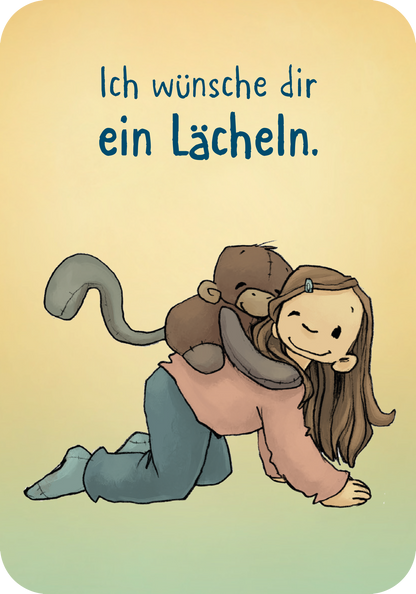 Gezeigt wird eine Innen- oder Zusatzansicht von „Anouk – Wünsche für dich | 50 Karten“.