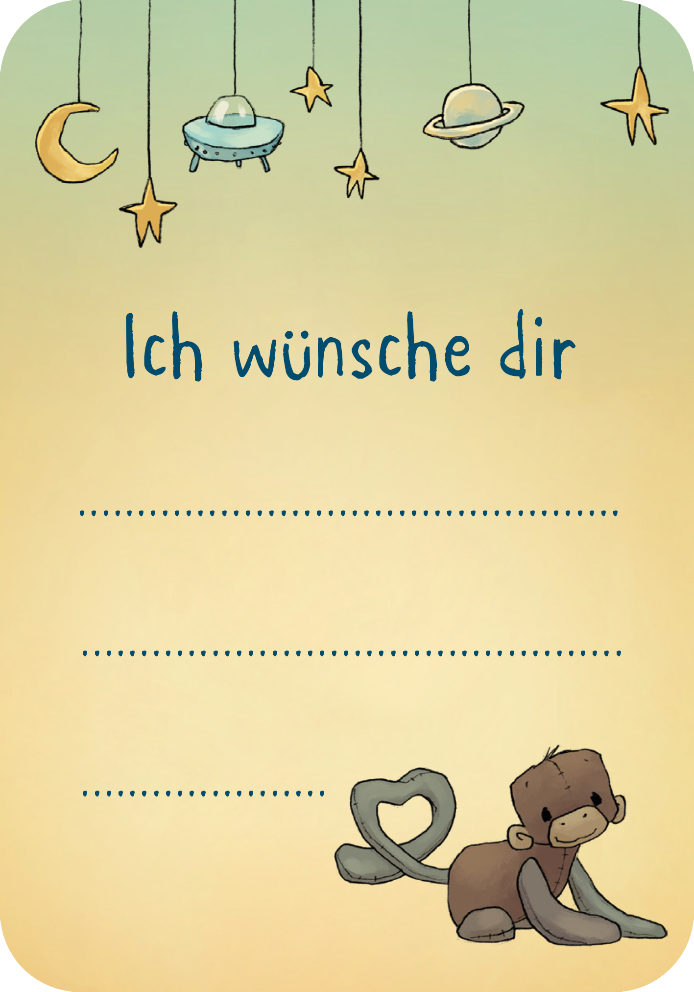 Gezeigt wird eine Innen- oder Zusatzansicht von „Anouk – Wünsche für dich | 50 Karten“.