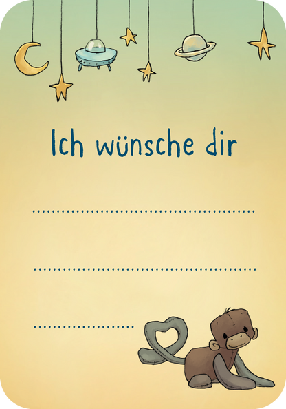 Gezeigt wird eine Innen- oder Zusatzansicht von „Anouk – Wünsche für dich | 50 Karten“.