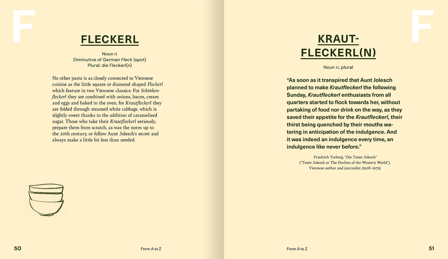 Gezeigt wird eine Innen- oder Zusatzansicht von „The Little Book of Schnitzel“.