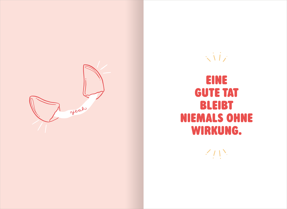 Gezeigt wird eine Innen- oder Zusatzansicht von „Dein großes Glückskeksorakel“.