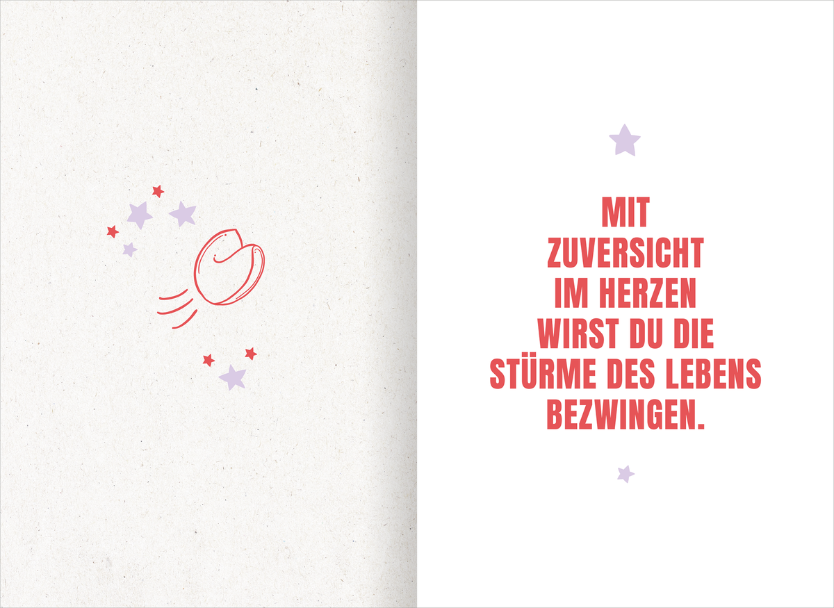 Gezeigt wird eine Innen- oder Zusatzansicht von „Dein großes Glückskeksorakel“.