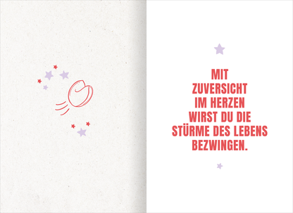 Gezeigt wird eine Innen- oder Zusatzansicht von „Dein großes Glückskeksorakel“.