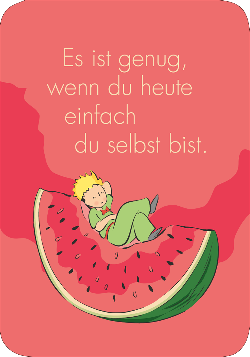 Gezeigt wird eine Innen- oder Zusatzansicht von „Der Kleine Prinz. Frag die Sterne “.