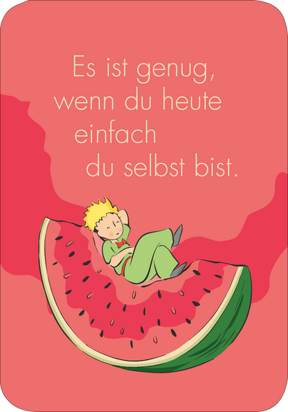 Gezeigt wird eine Innen- oder Zusatzansicht von „Der Kleine Prinz. Frag die Sterne “.