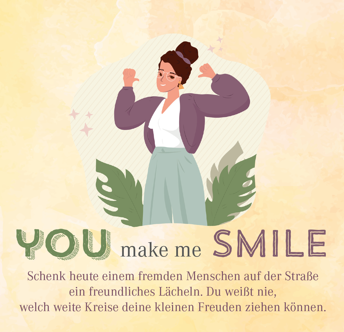 Gezeigt wird eine Innen- oder Zusatzansicht von „Nimm dir Zeit für kleine Freuden“.