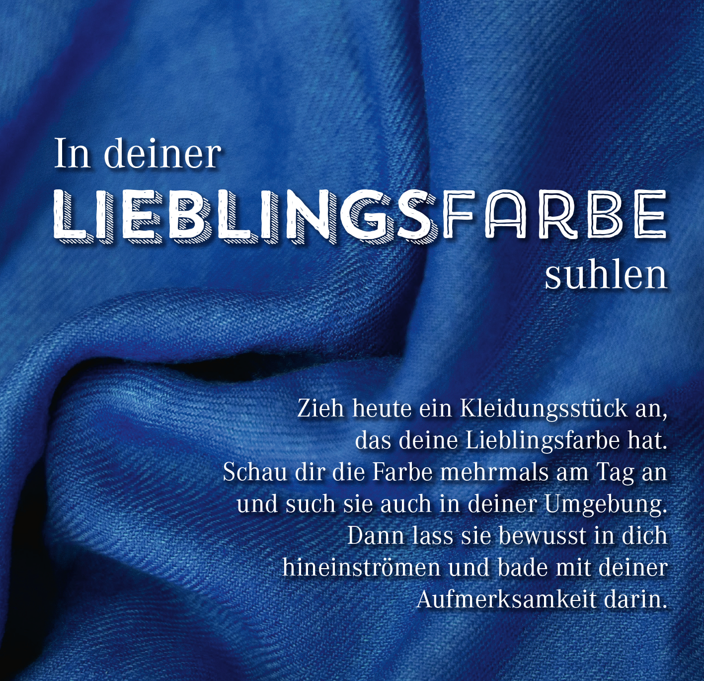 Gezeigt wird eine Innen- oder Zusatzansicht von „Nimm dir Zeit für kleine Freuden“.