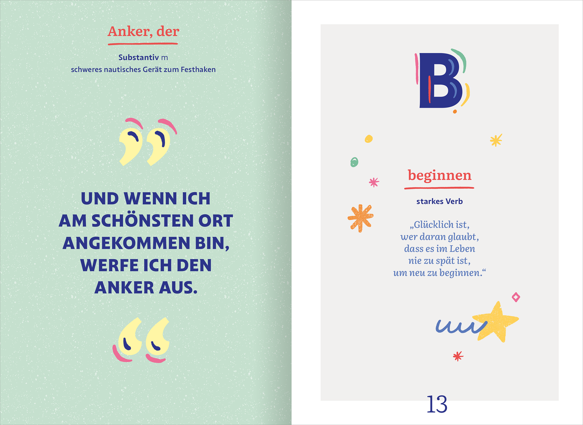 Gezeigt wird eine Innen- oder Zusatzansicht von „Wörterbuch für den Ruhestand“.