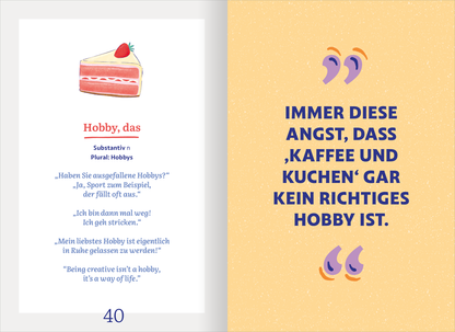 Gezeigt wird eine Innen- oder Zusatzansicht von „Wörterbuch für den Ruhestand“.