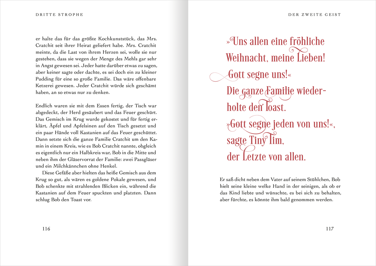 Gezeigt wird eine Innen- oder Zusatzansicht von „Eine Weihnachtsgeschichte“.