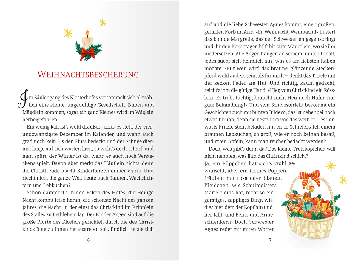 Gezeigt wird eine Innen- oder Zusatzansicht von „Winternacht und Schneegeflüster“.