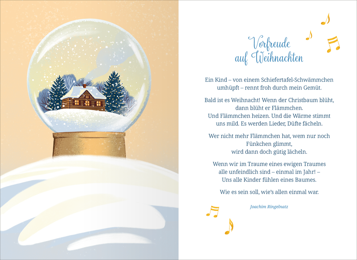 Gezeigt wird eine Innen- oder Zusatzansicht von „Winternacht und Schneegeflüster“.