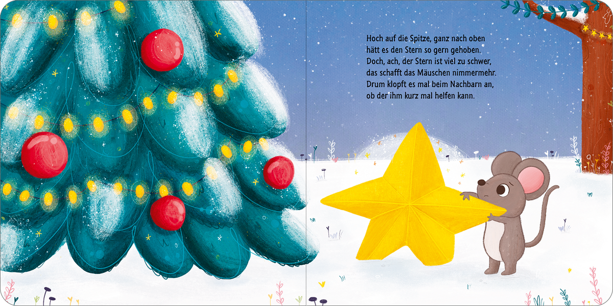 Gezeigt wird eine Innen- oder Zusatzansicht von „Weihnachten mit Maus“.