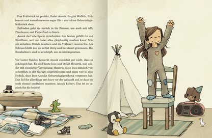 Gezeigt wird eine Innen- oder Zusatzansicht von „Anouk und das Geburtstagswunder“.