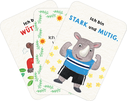 Gezeigt wird eine Innen- oder Zusatzansicht von „Gefühlskarten für Kinder – Emotionen erkennen und verstehen“.