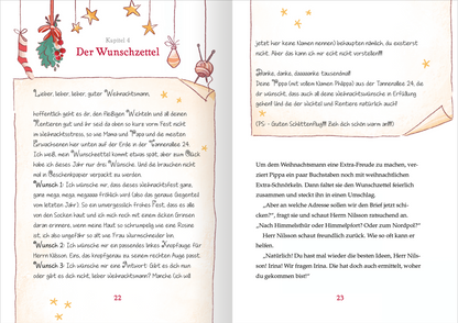 Gezeigt wird eine Innen- oder Zusatzansicht von „Der Weihnachtsstrumpf“.