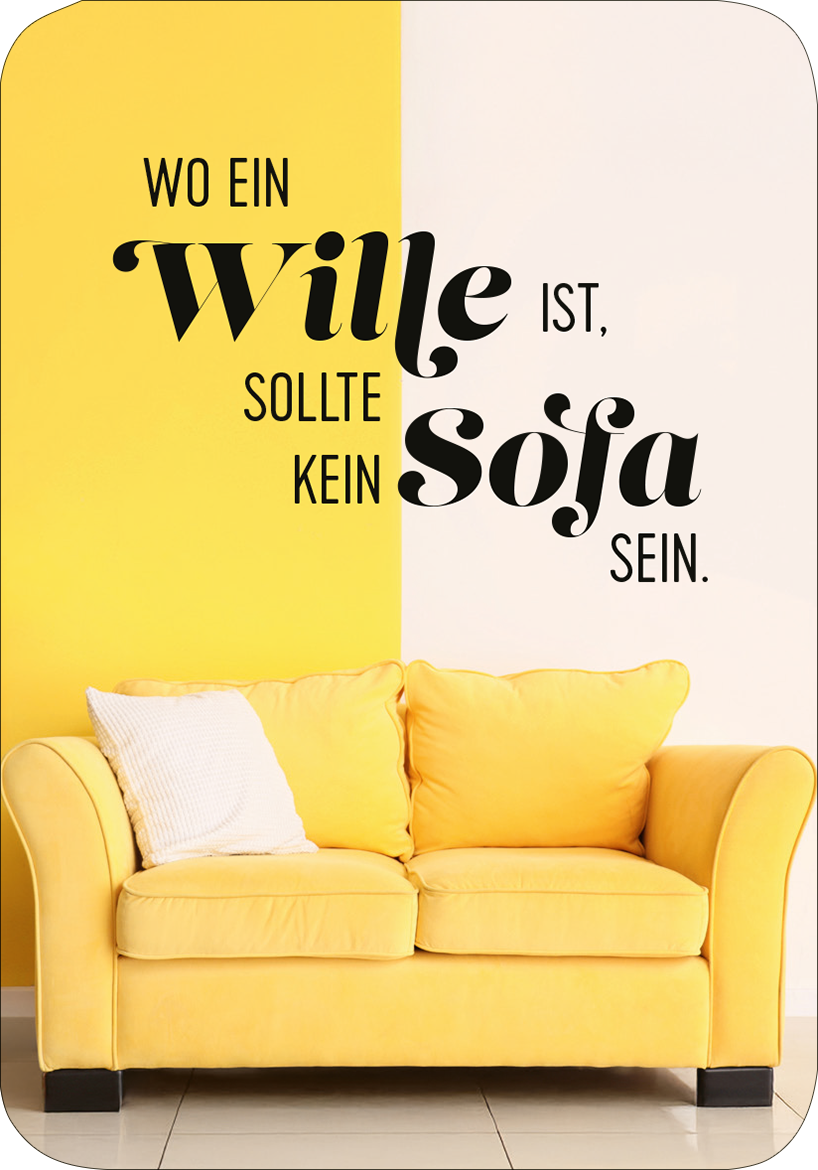 Gezeigt wird eine Innen- oder Zusatzansicht von „Mein Lieblingssport: Dinge auf morgen verschieben“.